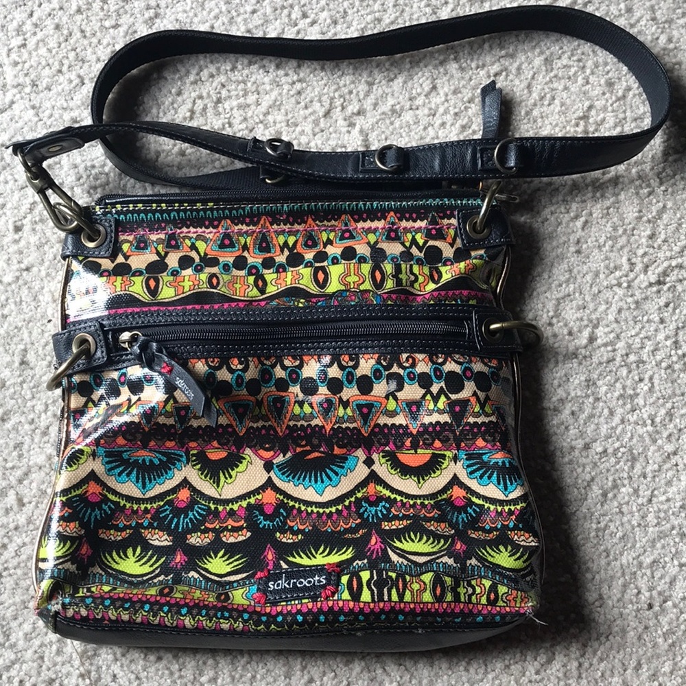 Sakeroots purse and matching wallet